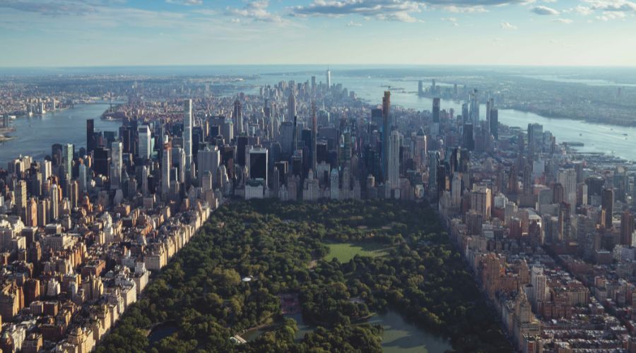 Aerial View of Manhattan - Life Coach NYC